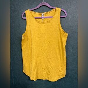 NWT L L Love Mustard Tank Top